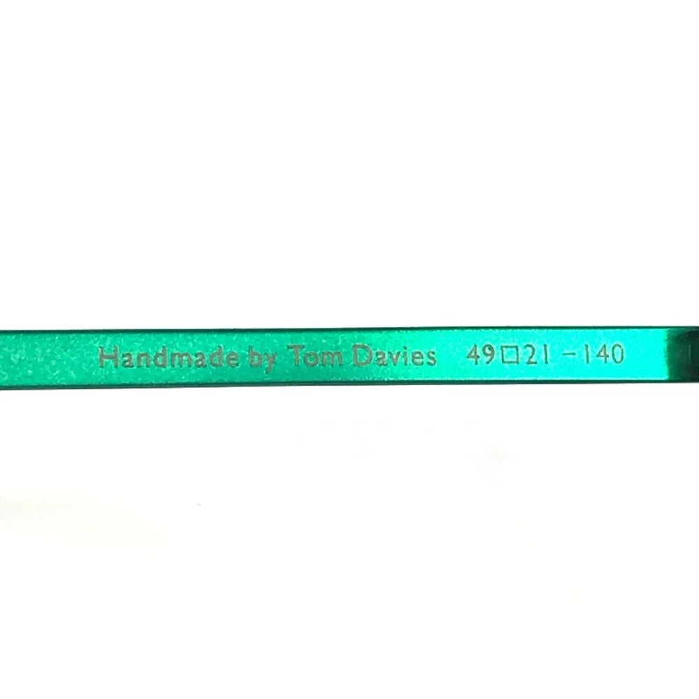 Tom Davies Eyeglasses Frames TD734 Col. 2188 Purple Turquoise Green 49-21-140